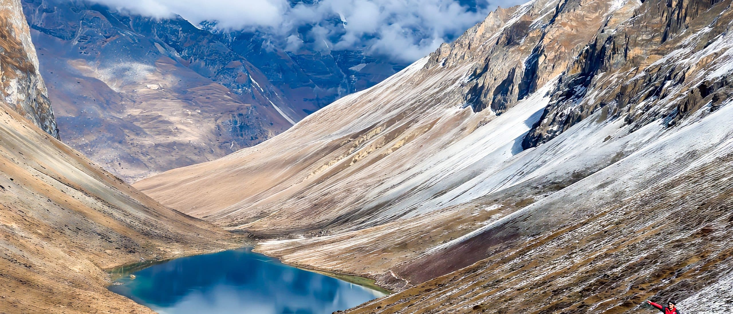 Chomolhari (7,326 m) from the Jangothang base camp at dawn