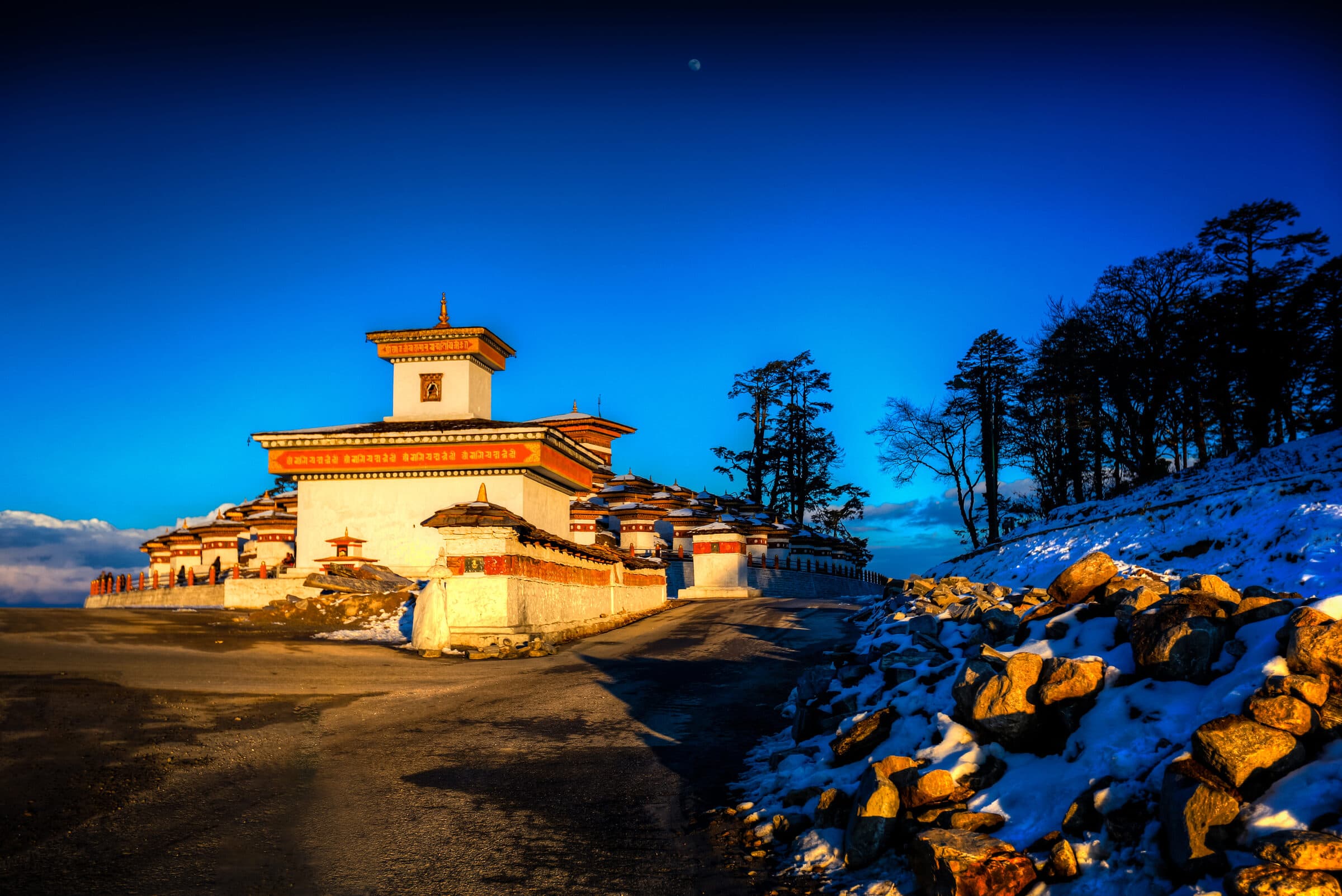 Phajoding Goemba — the high monastery scattered on the mountain above Thimphu